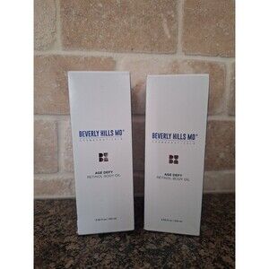 Lot of 2 Beverly Hills MD Age Defy Retinol Body Oil